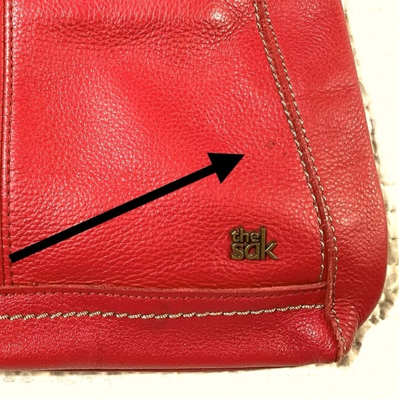 The SAK red leather crossbody - Picture 12 of 16